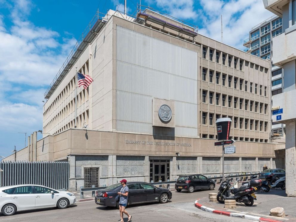 The US Embassy in Israel sustained minor damage from an Iranian missile attack, but no injuries have been reported.